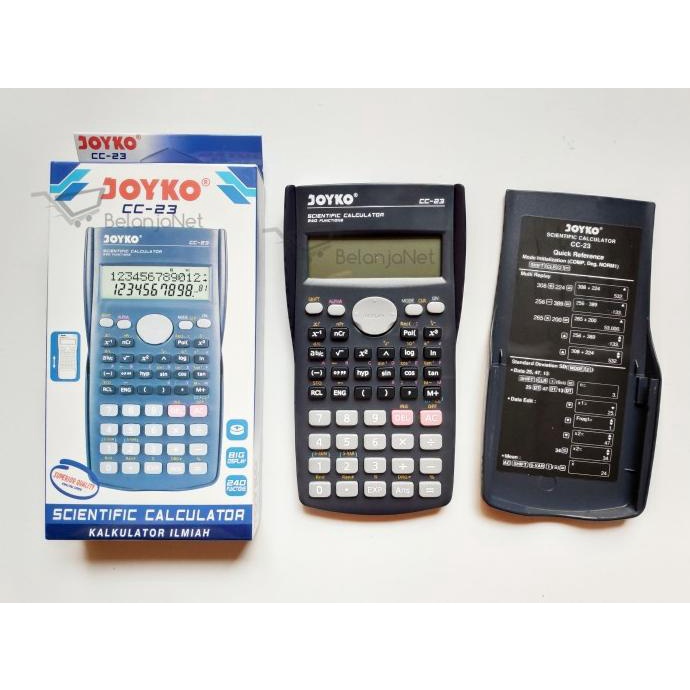 

Calculator | Kalkulator Joyko CC-23 Scientific dengan 240 Functions