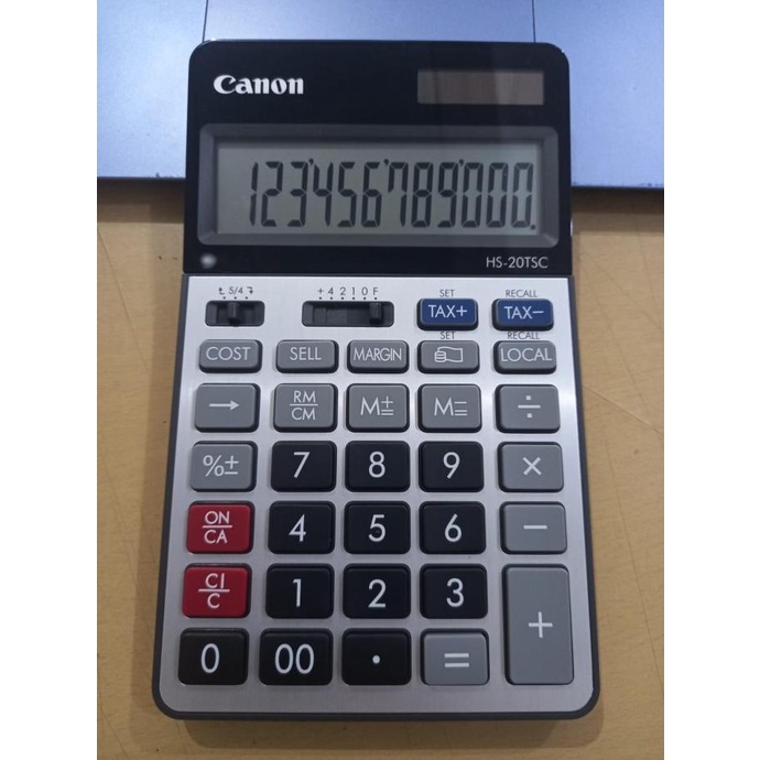 

KALKULATOR PAJAK CANON BUSINESS CALCULATION 12 DIGIT HS-20TSC