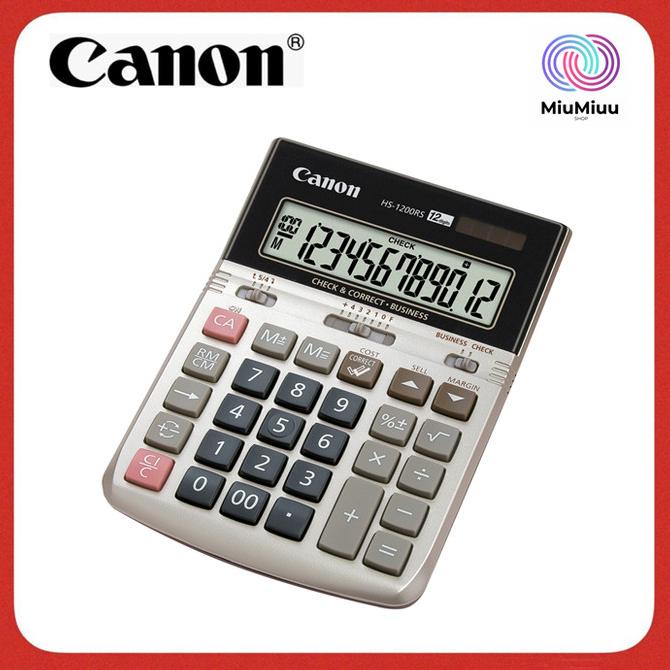 

KALKULATOR CANON CALCULATOR HS-1200RS AUTO CORRECTION
