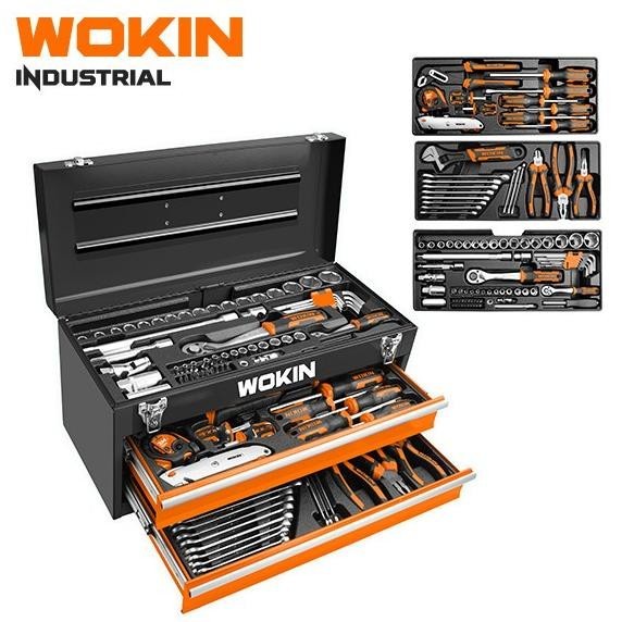 [Original] Tools Box 98Pcs Tool Chest Set Original Wokin Ready Terbaru