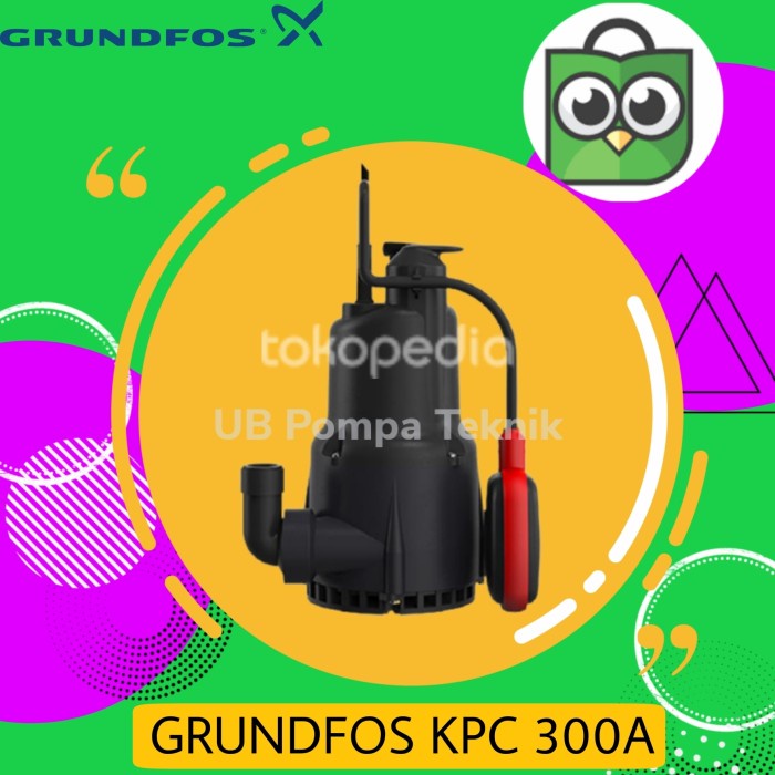 [Original] Pompa Air Celup Submersible Grundfos Kpc 300 A Diskon