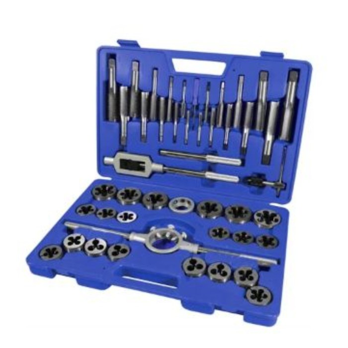 [Original] M6-M24 Carbon Steel Threading Set In Case 45Pc Senator Sen0869910K Terbaru