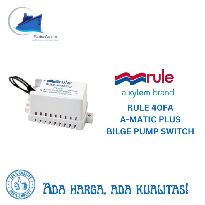 [Original] Automatic Bilge Pump 40Fa Rule A Matic Otomatis Bilge Pump Terbaru