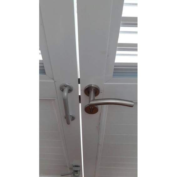 [Ori] Pintu Garasi Aluminium Urat Kayu Terbaru