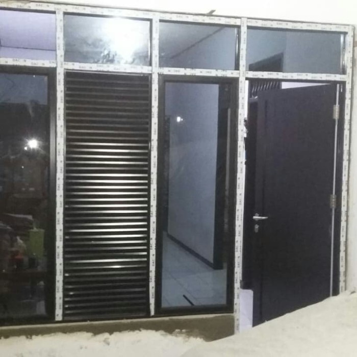 [Ori] Pintu Alumunium Pintu Wc Alumunium Pintu Kaca Minimalis Style Diskon