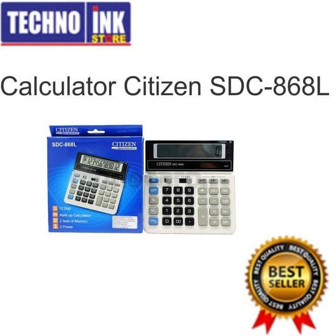 

Calculator Citizen SDC-868L -Kalkulator Murah