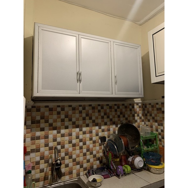[New Ori] Lemari Dapur Atas/Lemari Dapur Gantung/Lemari Dapur 3 Pintu Gantung Terbaru