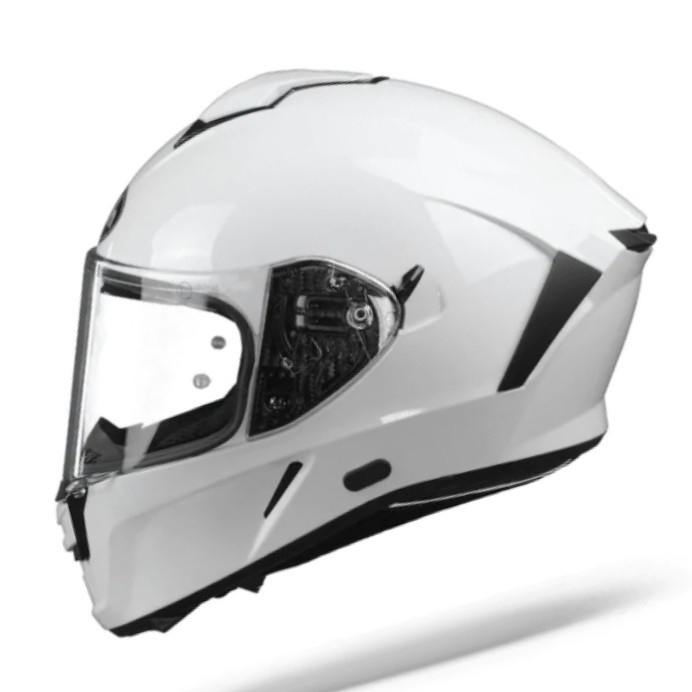 [New Ori] Helm Airoh Spark White Gloss Bisa Gojek
