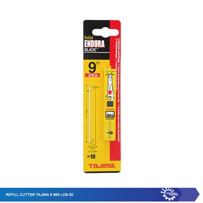 

Refill Cutter Tajima 9 mm LCB-30 star