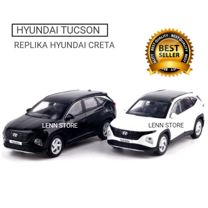 Diecast Miniatur Mobil Hyundai Tucson Mirip Hyundai Creta 2022 2023 star