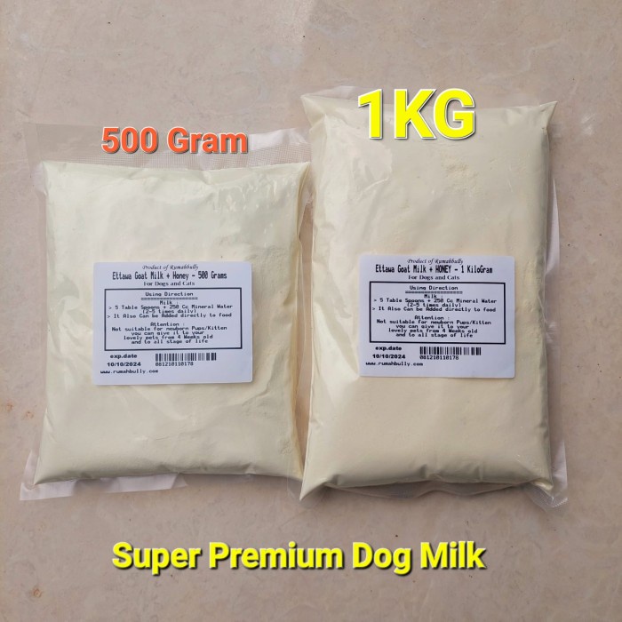 SUSU KAMBING ETTAWA + MADU /SUSU ANJING/SUSU KUCING/SUSU ANAK ANJING