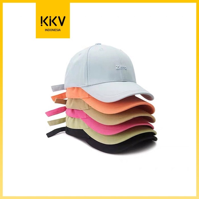 KKV OHGO TOPI BASEBALL PRIA WANITA DEWASA WARNA PASTEL BORDIR TULISAN