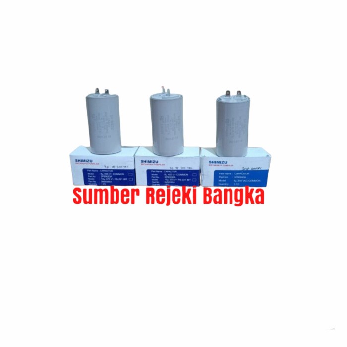 Promo Shimizu Capasitor/Kapasitor 30 Uf 300 Vac/30Uf 300Vac Original Terbaru