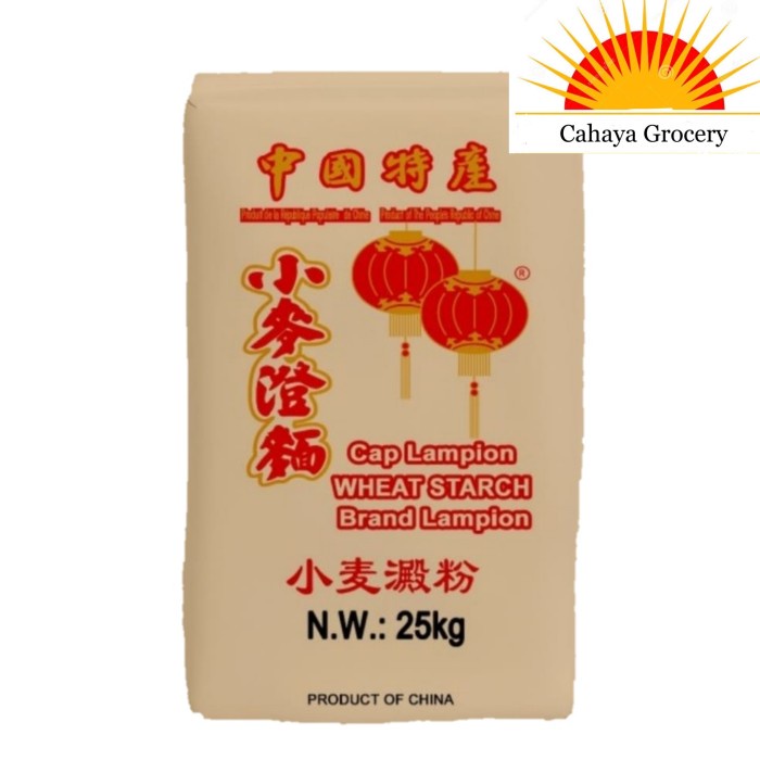 

Lampion Wheat Starch - Tepung Tang Mien - Tepung Gandum 25Kg