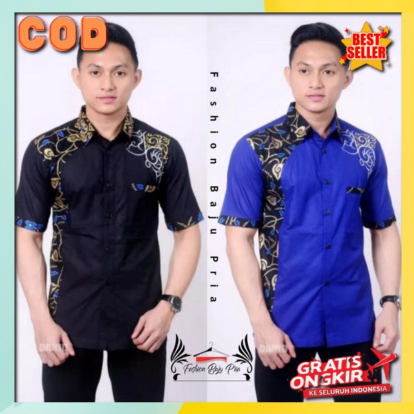 Pakaian Kerja Casuall Kemeja Peria Dewasa Baju Bapak2 Terlaris Pakaian Cowok Distro Kameja Motif Ksm