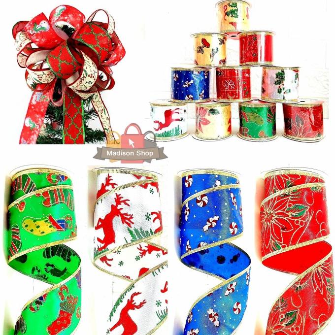 

Pita Rol Motif Natal Kado Dekorasi Pohon Natal Murah Parcel Natal Pengiriman Cepat
