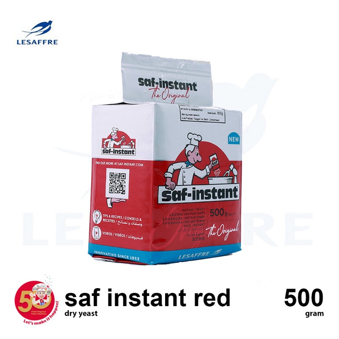 

Promo Saf Instant Red, Dry Yeast Ragi Kering Instant Per 500 Gr