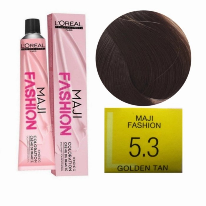 Promo Loreal Cat Rambut Maji Fashion/Majifashion 5.3 Golden Tan