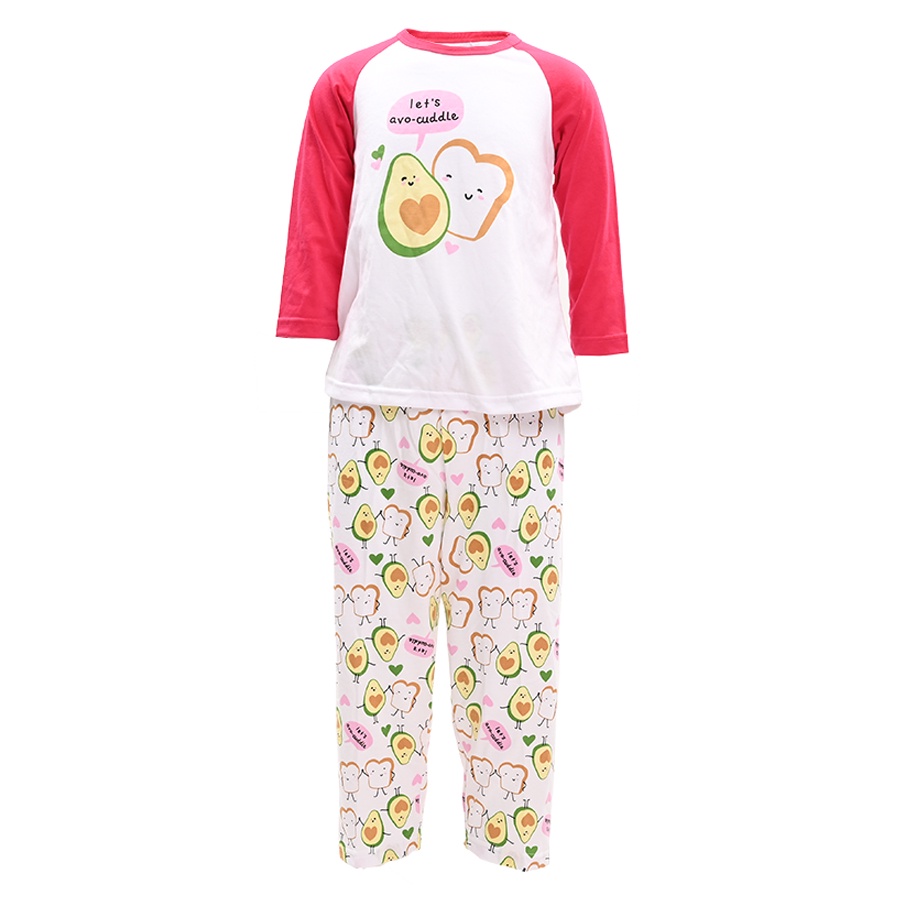 Rambla - Lolly & Noe Setelan Piyama Anak Perempuan Lengan Panjang Avocuddle