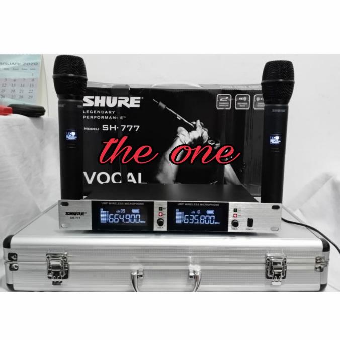 mic wireless shure SH777 / SH 777 handle