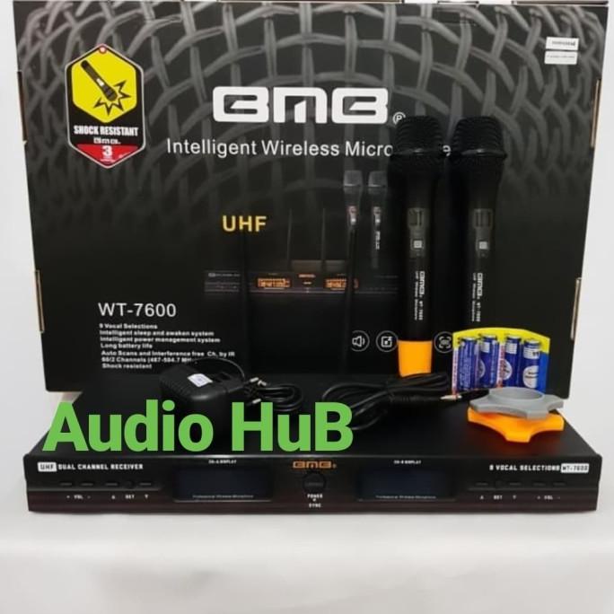 MIC WIRELESS BMB WT 7600 MICROPHONE BMB WT7600 ORIGINAL GARANSI RESMI