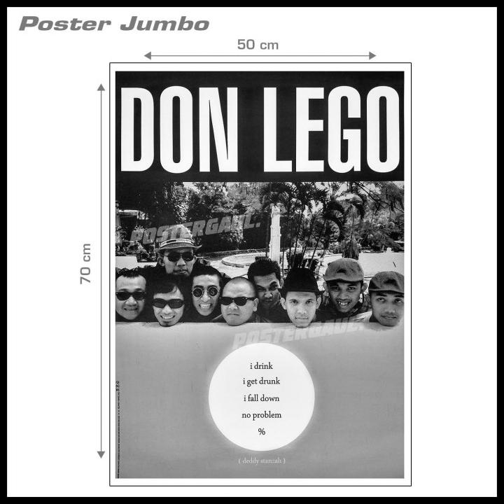 DISKON POSTER JUMBO: DON LEGO #RJ94 - 50 X 70 CM 