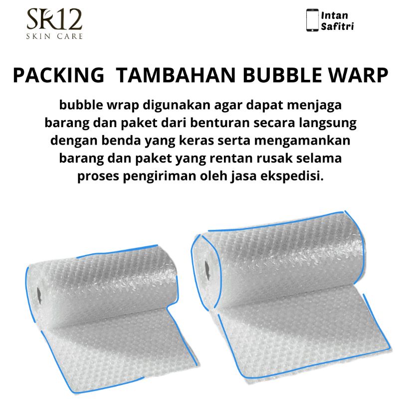 

PACKING TAMBAHAN BUBBLE WARP