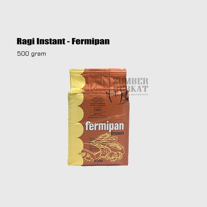 

Promo Ragi Instant / Instant Yeast /Ragi Kering Fermipan 500Gram