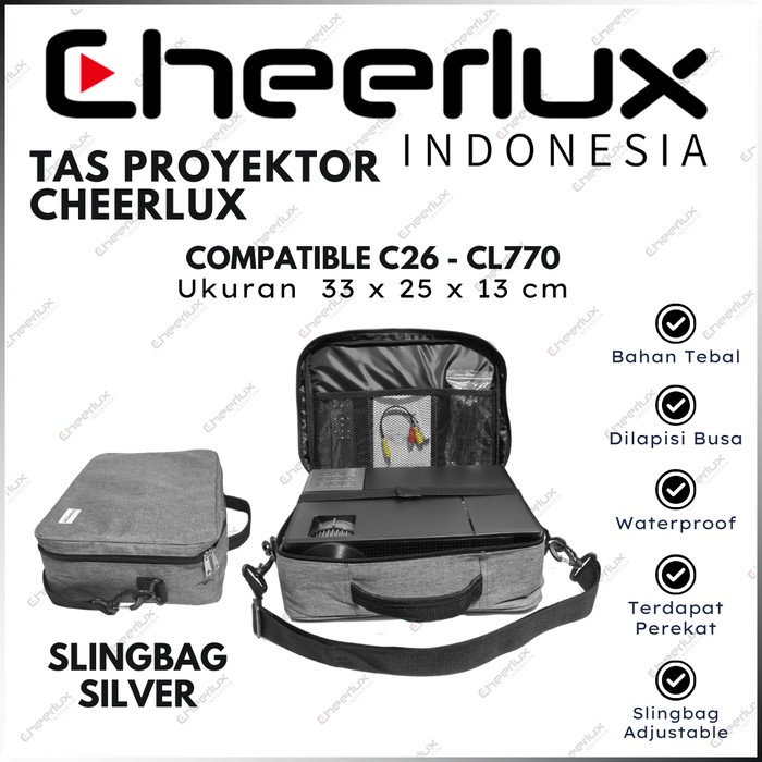 TAS PROYEKTOR CHEERLUX CL770 WATERPROOF CHEERLUX INDONESIA CL770