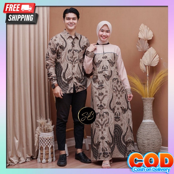 Gamis Kopel Kondangan Baju Pasangan Lamaran Terbaru 2023 Pakean Sarimbit Pesta Kondangan Modern Gami