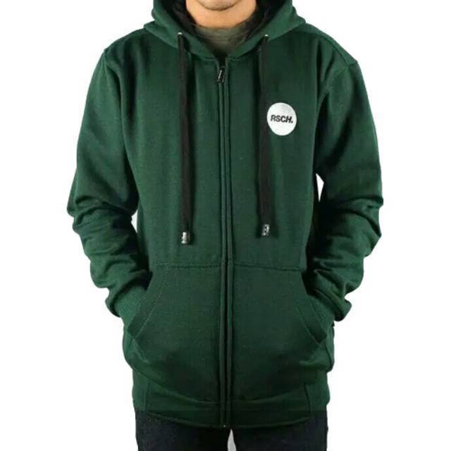 HARGA PROMO  Jaket Distro Pria Zipper Hoodie RSCH Premium Murah - Jaket Rsch - Jaket Hoodie