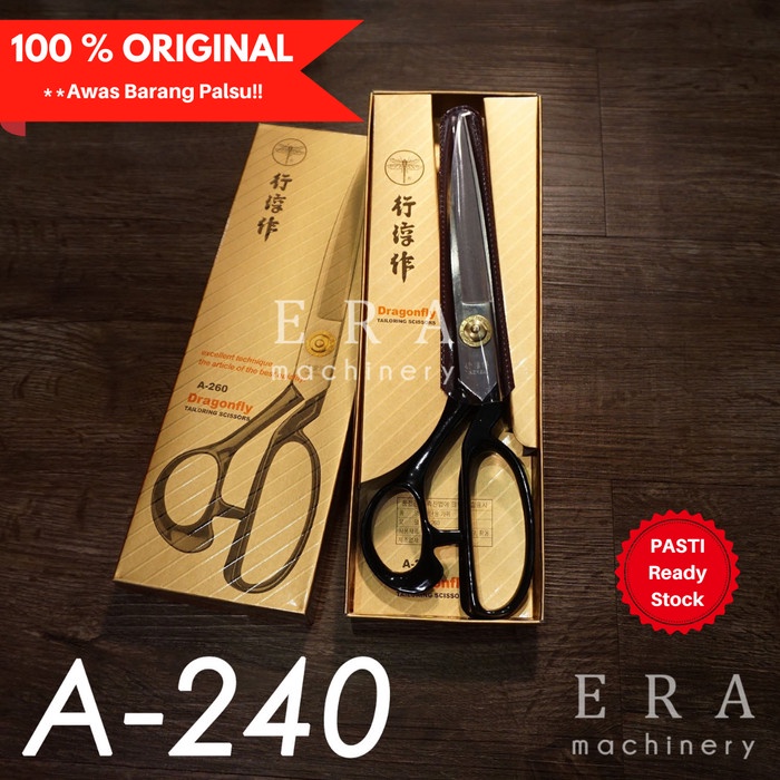

Promo Gunting Kain Dragonfly A-240 (10") / Capung Korea Tailoring Scissor
