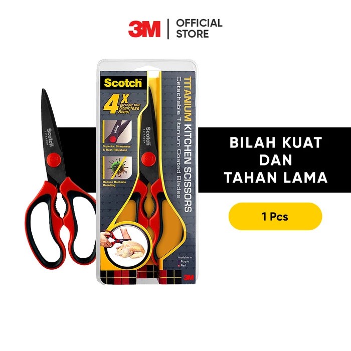 

Promo Scotch 3M Gunting Dapur / Gunting Makanan Ks-Dtr - Merah 9