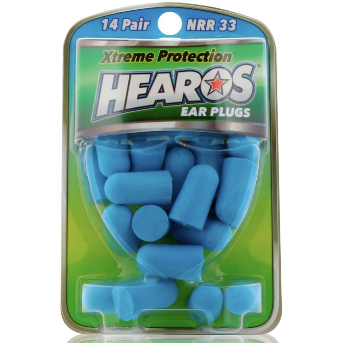 [Hearos] Extreme Protection Ear Plugs 33db (14-Pair)