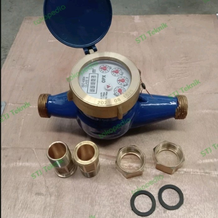 Terlaris WATER METER OPX 3/4 INCH // METERAN AIR PDAM 3/4 INCH DRAT KUNINGAN