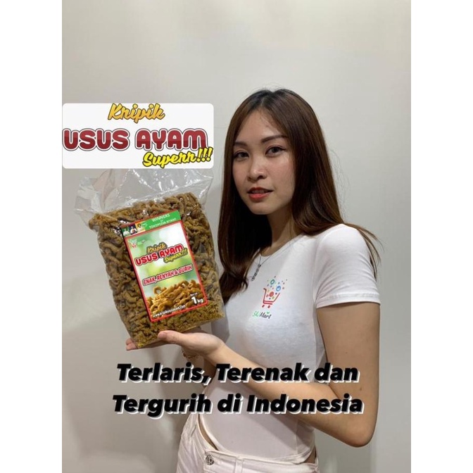 Kripik Usus Ayam 1kg Super