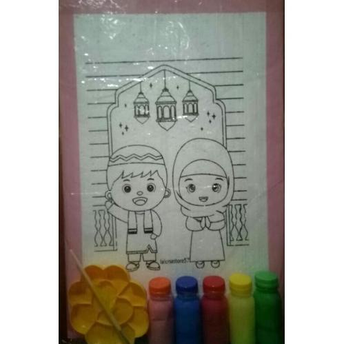 

TERBARU PAKET HEMAT 6 PCS GAMBAR MELUKIS STEREFOAM/MEWARNAI STEREFOAM + 5 CAT @30ML+PERALATAN MEWARNAI. MURAH