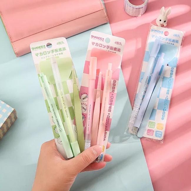 

Terlaris Tweezer Lem Stik Sekop Cutter 4In1 - Paket Peralatan Stiker Scrapbook | Tools Penjepit Stiker Promo