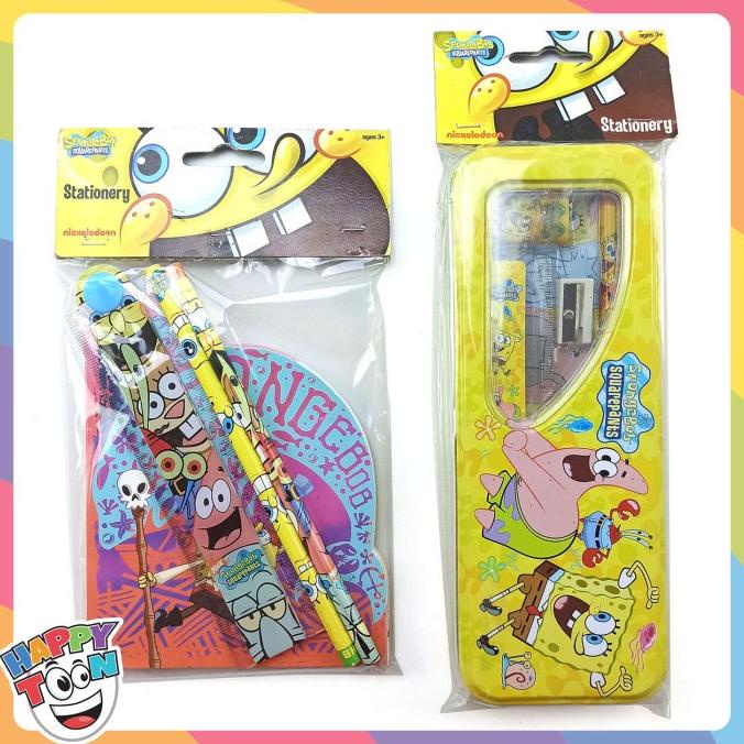 

PROMO BARU! STATIONERY SET SPONGEBOB - PAKET KOTAK PENSIL SPONGEBOB TERBARU