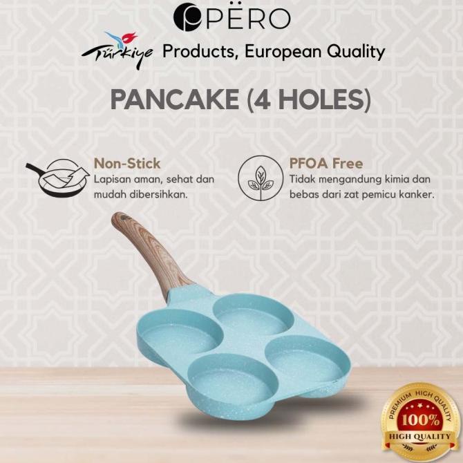 Pero Brunch Pan Egg Pan 18.5x18.5cm Nonstick