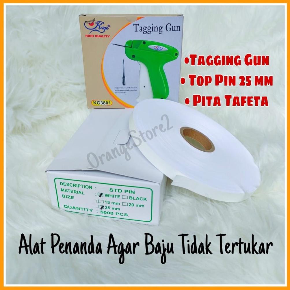 

TERBARU PAKET TAG GUN LAUNDRY | TAGGING GUN | TEMBAKAN LABEL TAG PIN | TOP PIN LABEL BAJU | PITA TAFETA MURAH