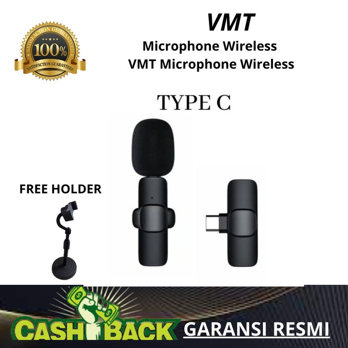 VMT Microphone Wireless clip on for Type C