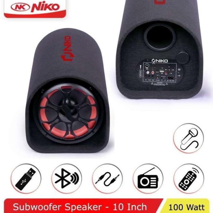 Speaker Tabung Bluetooth NIKO GL10 Subwoofer Car Niko GL-10 10 Inch