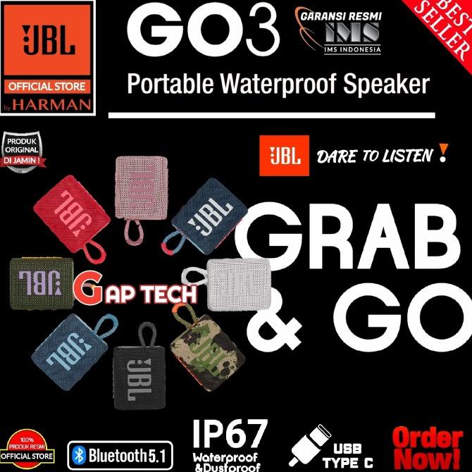 JBL GO 3 (Successor JBL GO 2) Portable Waterproof Bluetooth Speaker