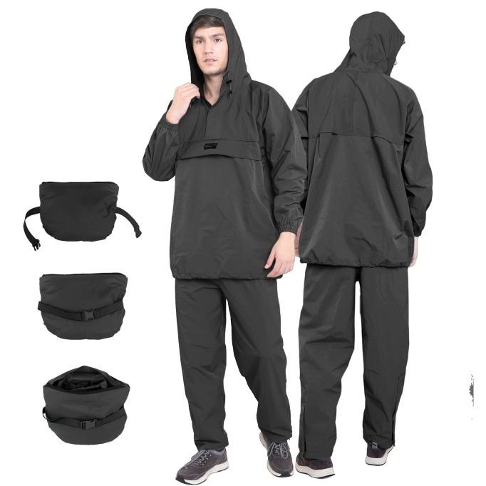 Capilari XWR 100 Jas Hujan Kantung Kangguru Raincoat Unisex Orinal