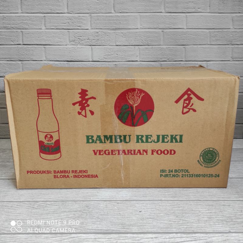

Sambal / Sambel Bambu Rejeki 1 Dus X 24 Botol 360Gr Vegetarian / Vegan