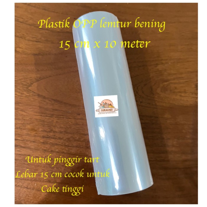 

Promo Plastik Opp Roll Tipis Gulungan Untuk Pinggir Kue 15Cm X 10 Meter Terbaru