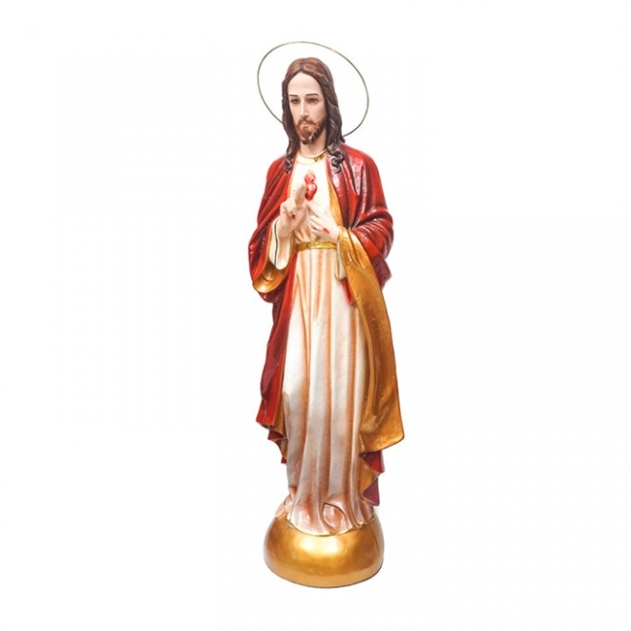 >>>>>] Patung Rohani Tuhan Yesus Hati Kudus 1 Meter(B) Pajangan Patung Gereja