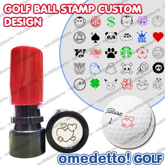 

Golf Ball Stamp Custom Design Stempel Bola High Quality Omedetto Best