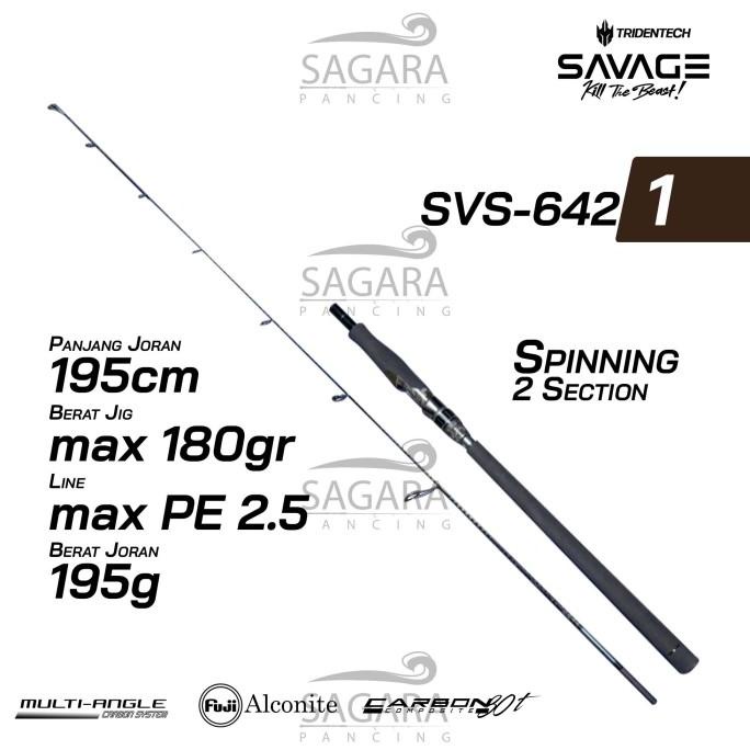 Joran Tridentech Savage Joran Jigging Joran Casting Ring Sudah Fuji